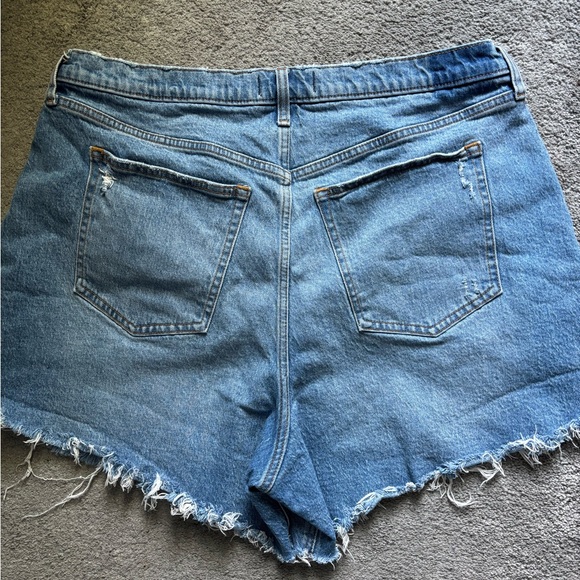 High Rise Jean Shorts - Picture 2 of 3